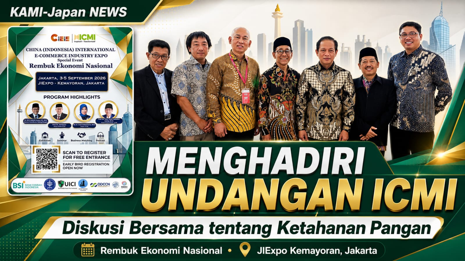 KAMI-Japan Hadiri Undangan ICMI, Ikut Berdiskusi Tentang Ketahanan Pangan Nasional