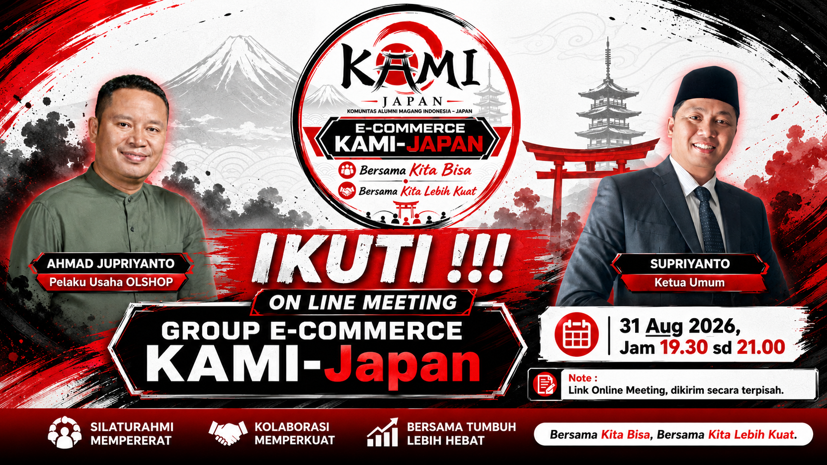 KOPDAR ONLINE PERDANA GROUP E-COMMERCE KAMI-Japan SUKSES DIGELAR