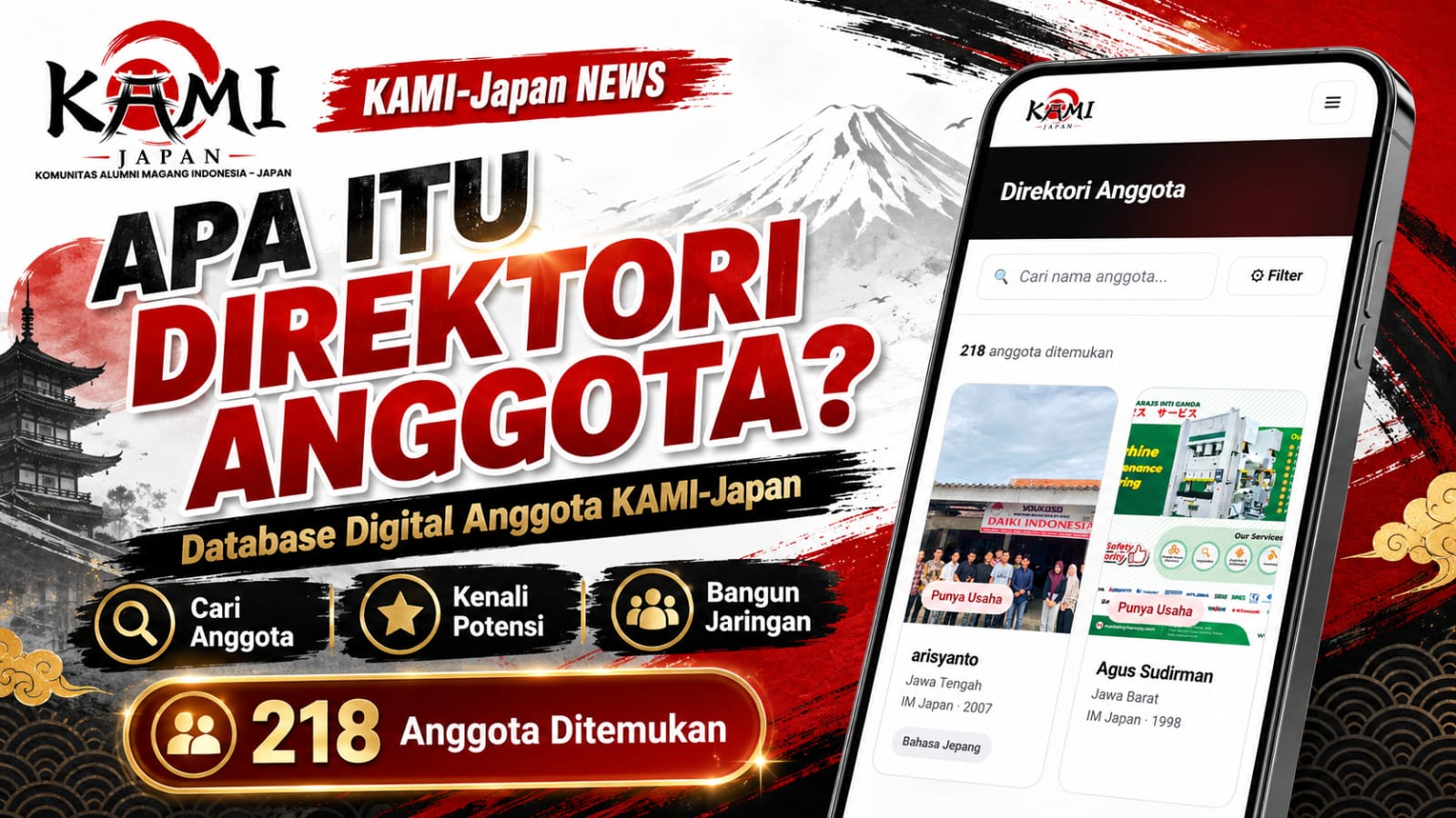 Apa Itu Direktori Anggota KAMI-Japan? Peta Jaringan Alumni Magang Jepang yang Saling Terhubung